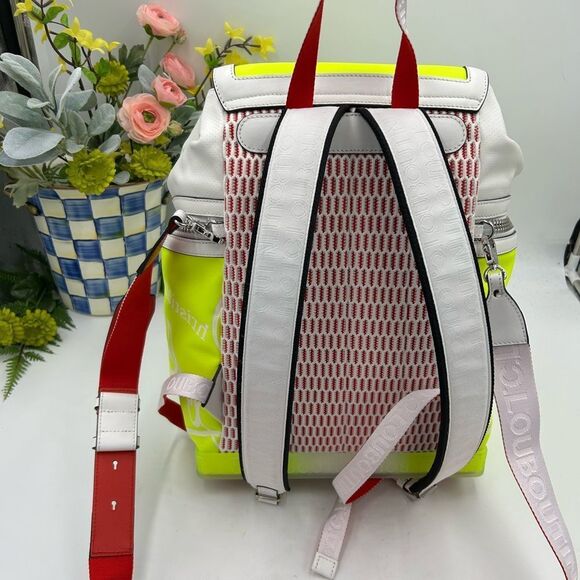 Unisex Christian Louboutin explorafunk leather backpack made in Italy NWT - Picture 5 of 14